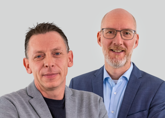 Thomas Baum und Frank Maas – Geschäftsführer von vimago